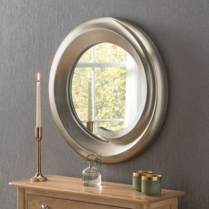 Silver Swirl Mirror